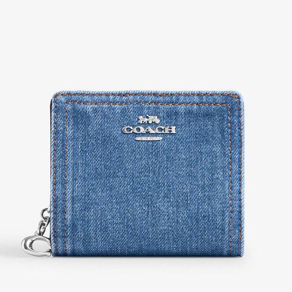 🎀COACH DENIM SNAP WALLET🎀 - Picture 1 of 3